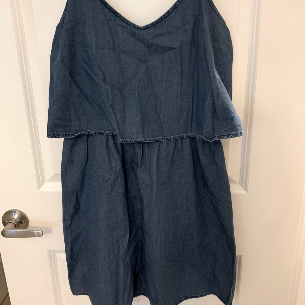 Old Navy Chambray Dress Sz S